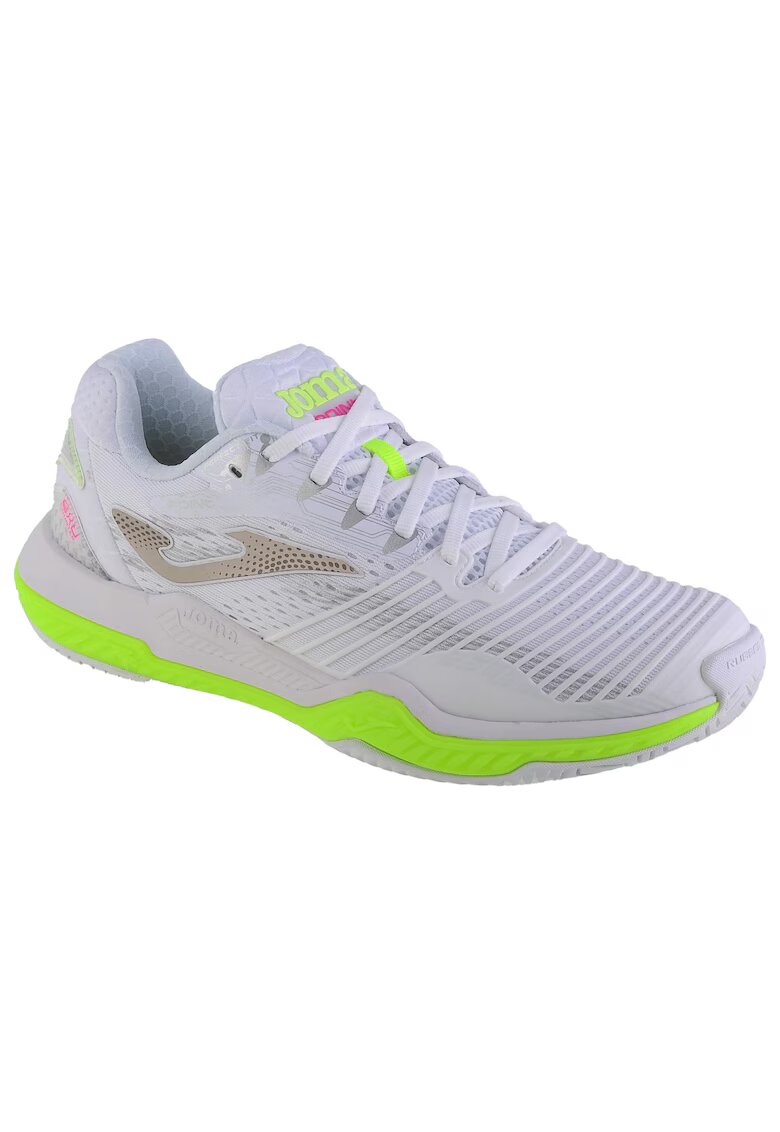 Joma Pantofi tenis si squash pentru femei Point - Alb/Verde -