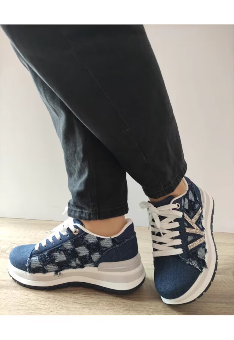 Jomix Pantofi Casual Dama Wsc250517-3 Jeans Navy - Albastru - Albastru