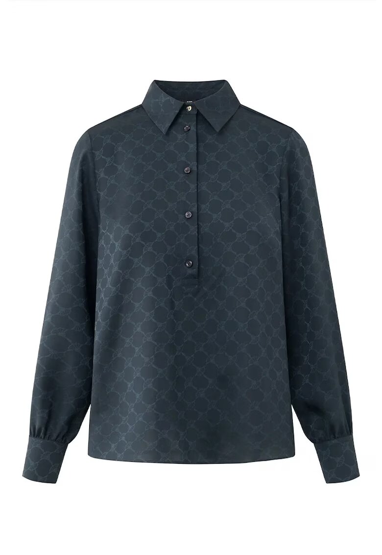 Joop Cămașă regular fit cu imprimeu logo - Bleumarin
