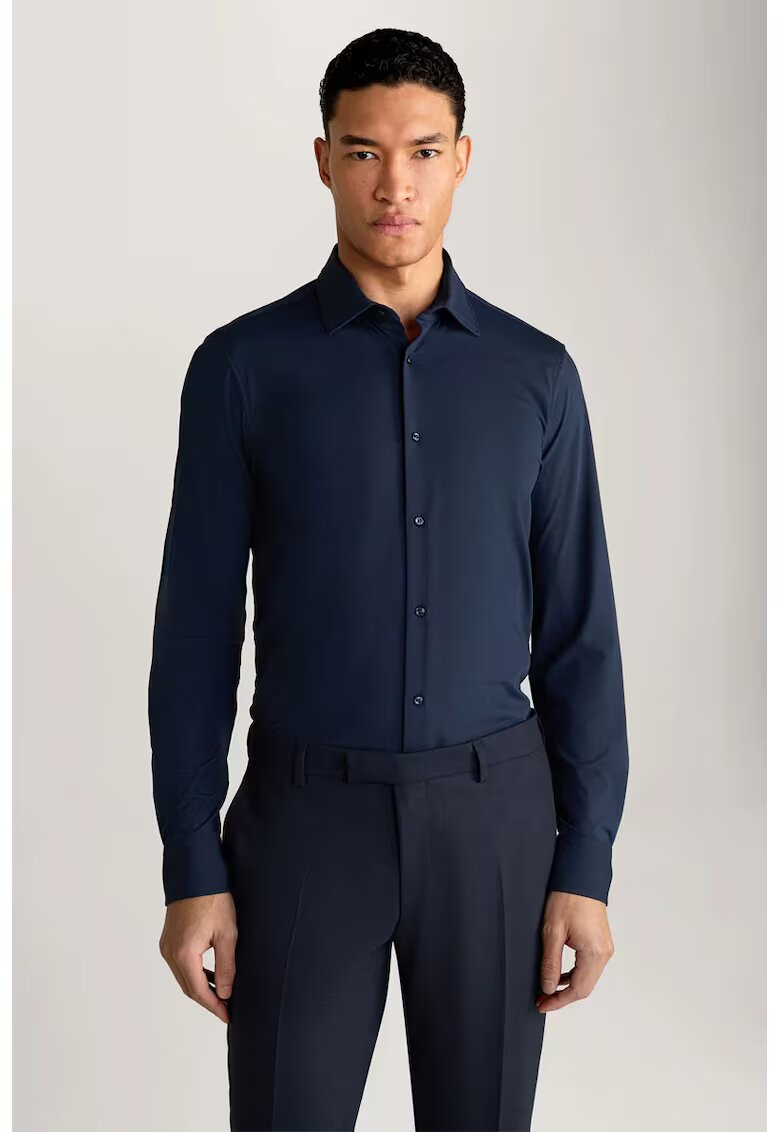 Joop Cămașă slim fit JP7 - Bleumarin