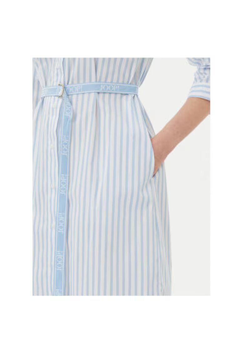 Joop! Camasa stil rochie dama 10019215 30046521 - Bumbac/Poliamida - Albastru deschis - Albastru deschis