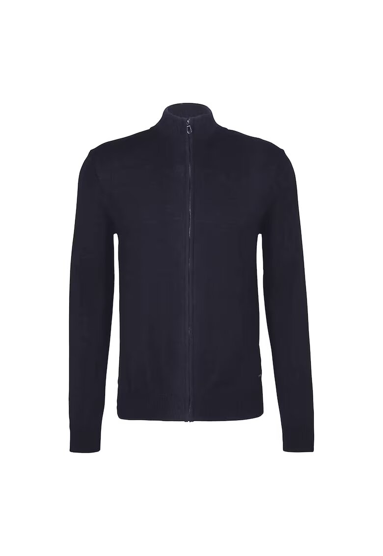 Joop Cardigan din lana merinos cu fermoar Davis - Albastru