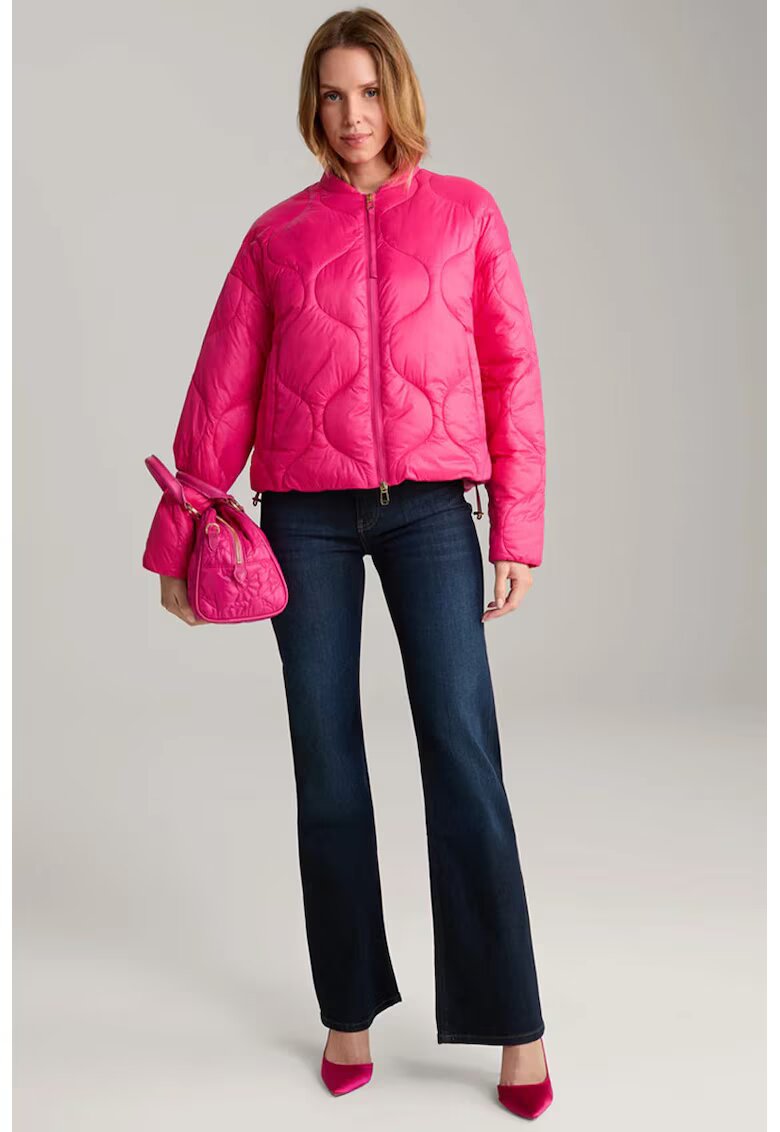 Joop Geaca crop supradimensionata cu buzunare frontale - Roz