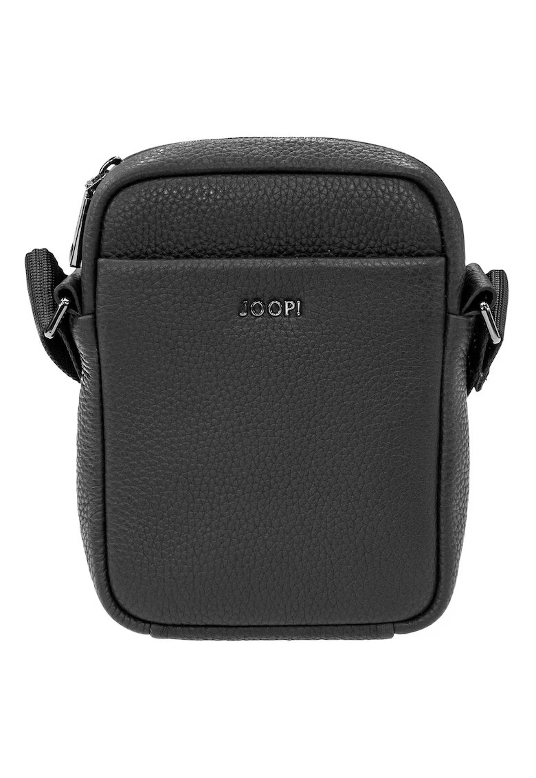 Joop Geanta crossbody din piele cu aspect texturat Cardona Rafael 20433 - Negru