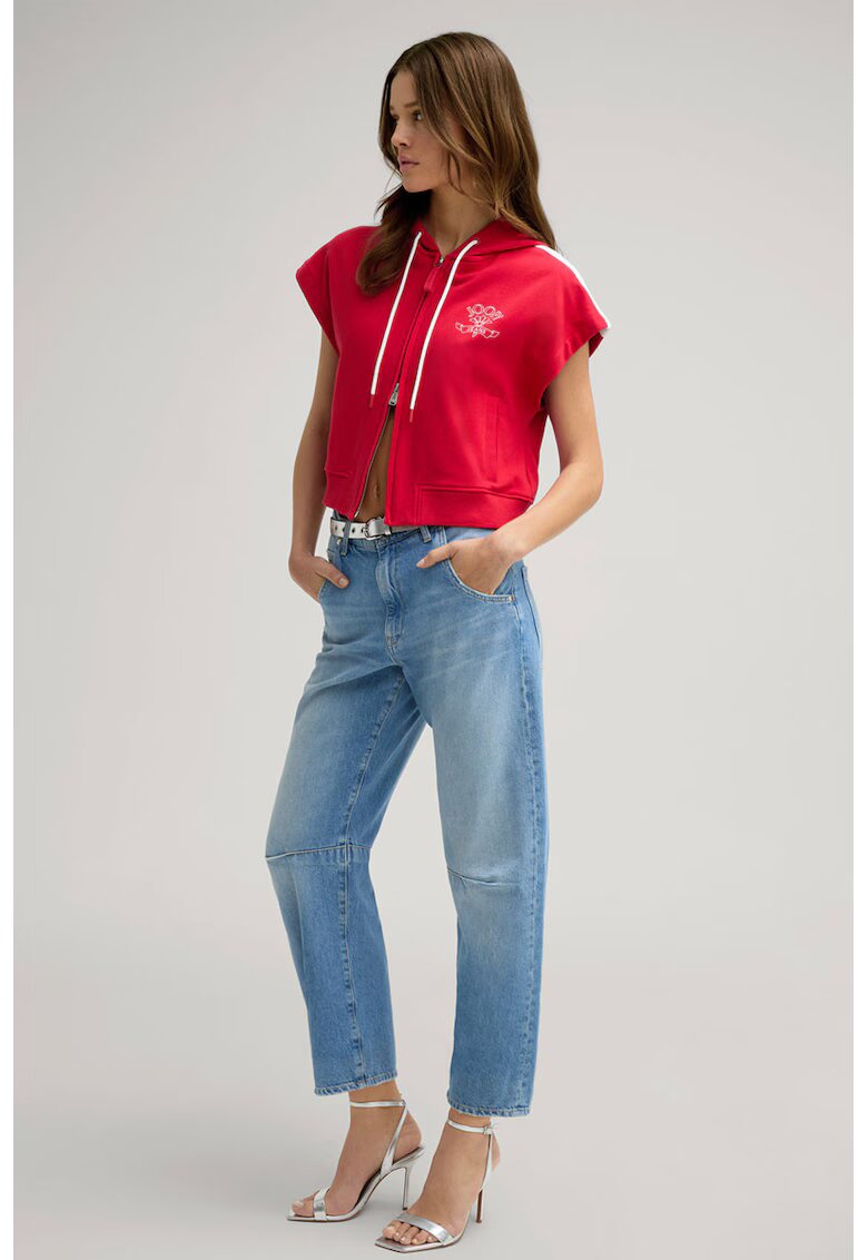 JOOP Jeans Blugi largi cu talie înaltă JP3 - Albastru