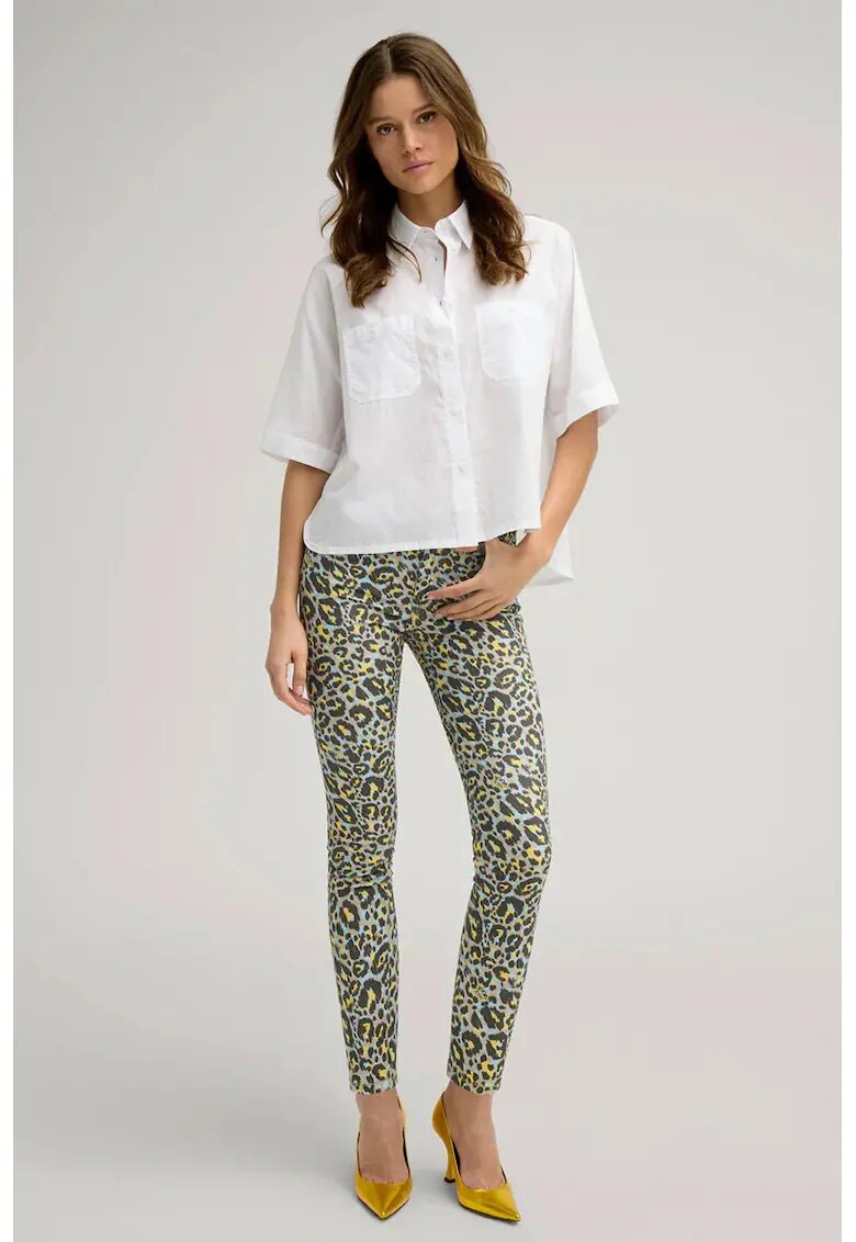 JOOP Jeans Blugi skinny cu imprimeu animal-print - Multicolor