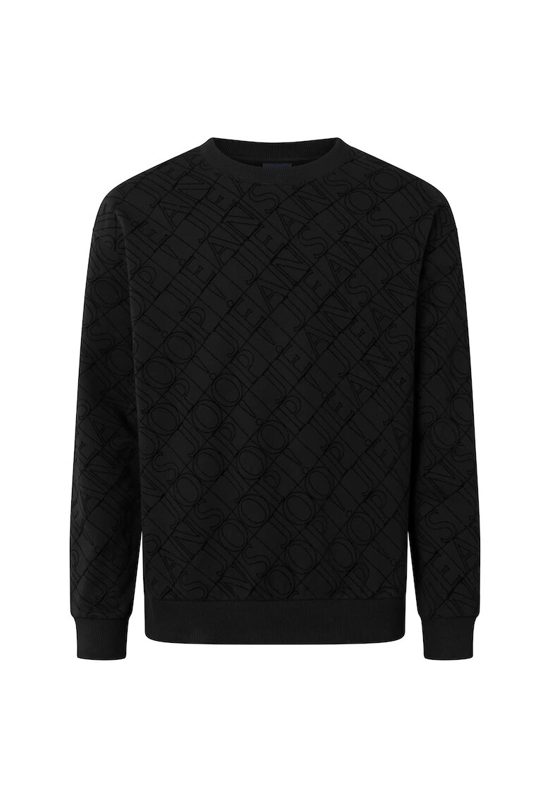 JOOP Jeans Bluza de trening cu model monograma - Negru