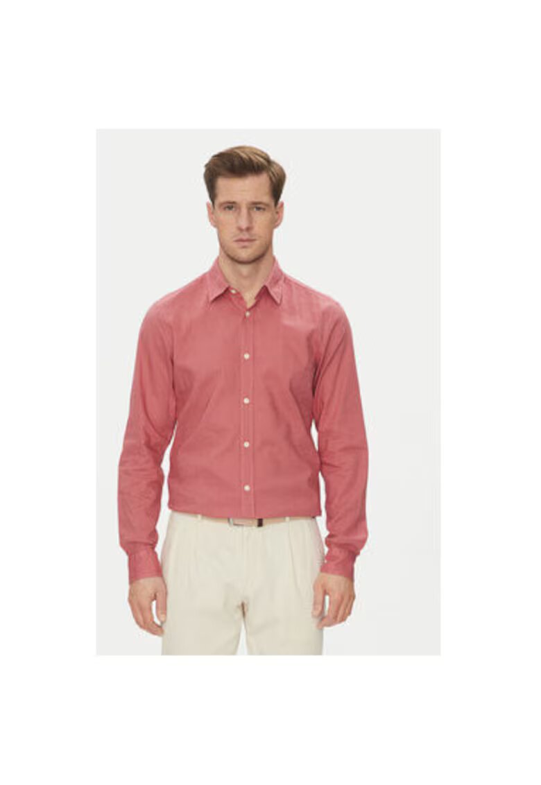JOOP Jeans Camasa barbati - 10013335 30045977 - In/Bumbac - Rosu - Rosu