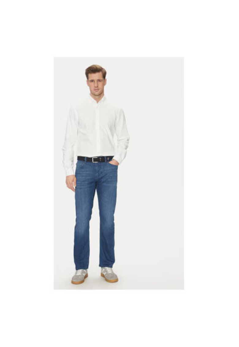 JOOP Jeans Camasa barbati - 10018044 30046460 - Bumbac - Alb - Alb