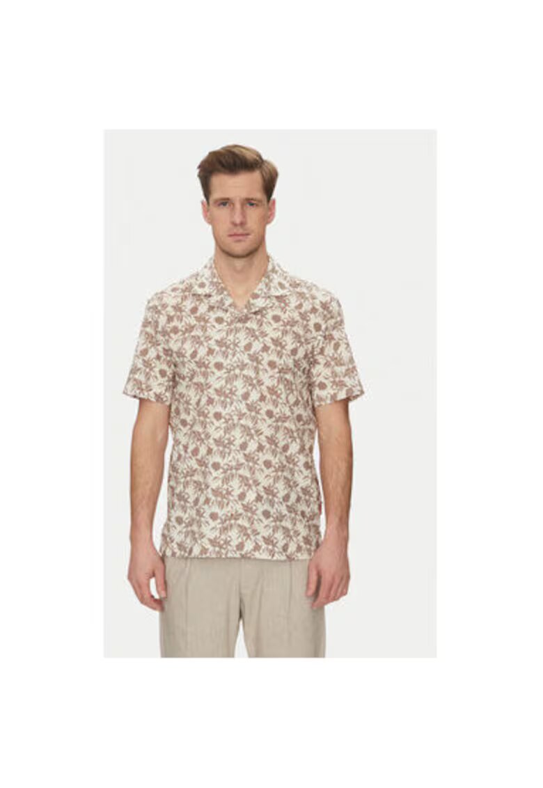JOOP Jeans Camasa barbati - 10019533 30045987 - Bumbac - Bej - Bej