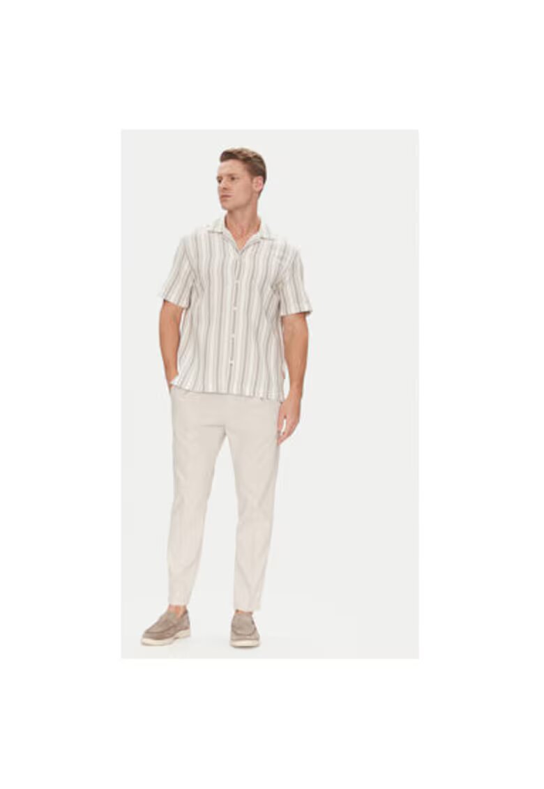 JOOP Jeans Camasa barbati - 10019537 30045991 - Bumbac - Bej - Bej
