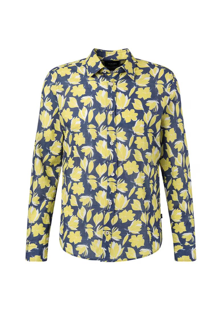 JOOP Jeans Cămașă regular fit cu mânecă lungă și imprimeu floral JP2 - Albastru
