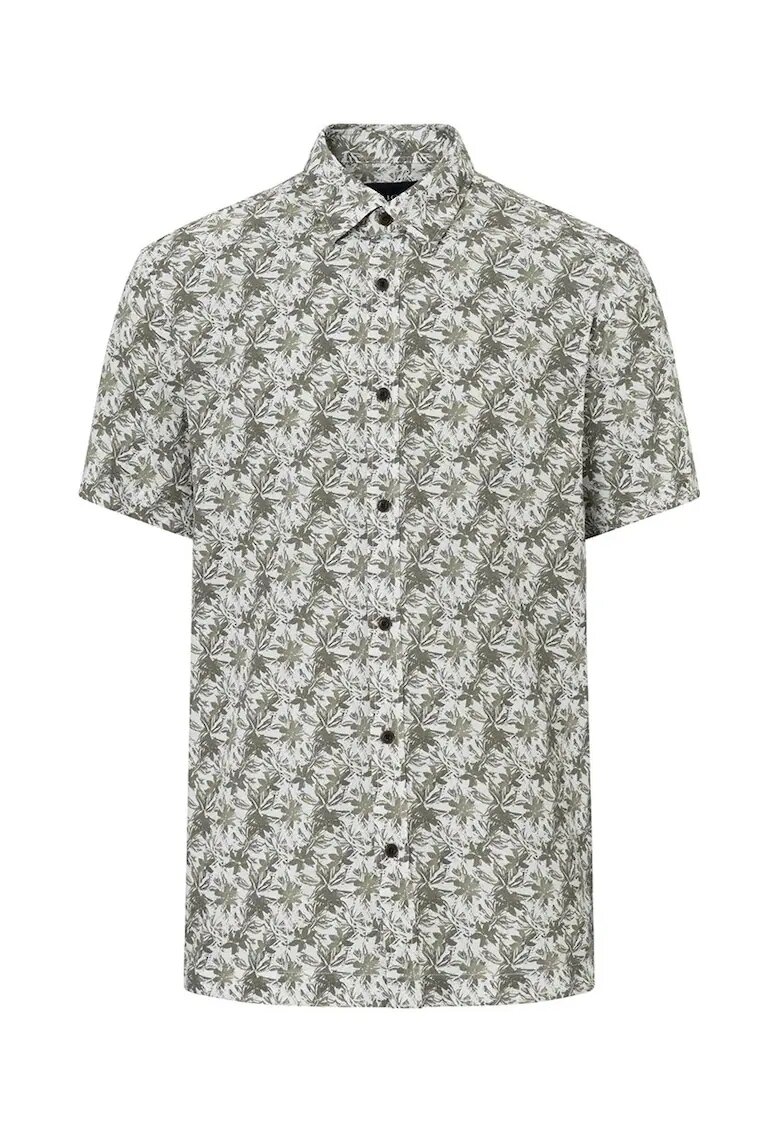 JOOP Jeans Cămașă regular fit cu mânecă scurtă și imprimeu floral - Verde
