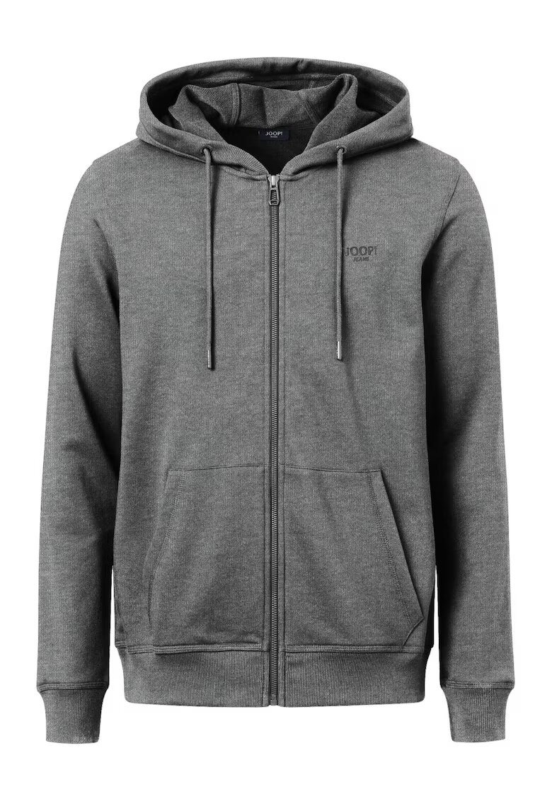 JOOP Jeans Hanorac cu fermoar si buzunare oblice Salvatore 12417 - Gri