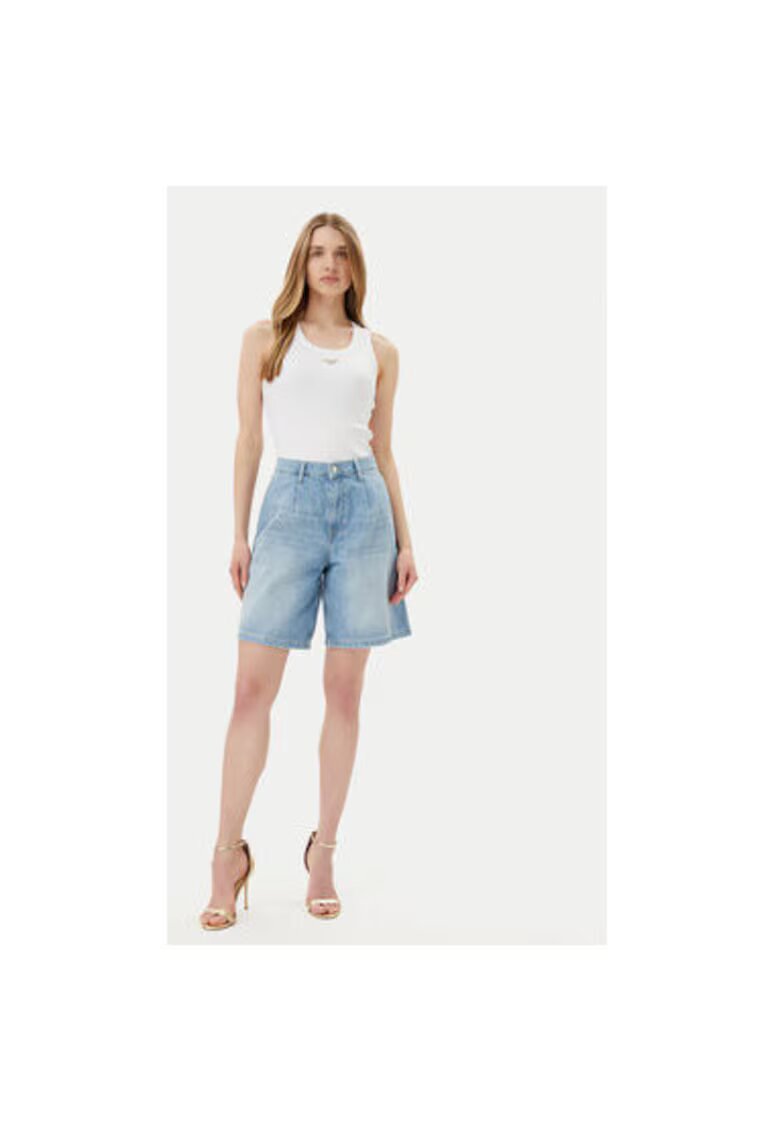 JOOP Jeans Top dama - 10019315 30046103 - Bumbac - Alb - Alb