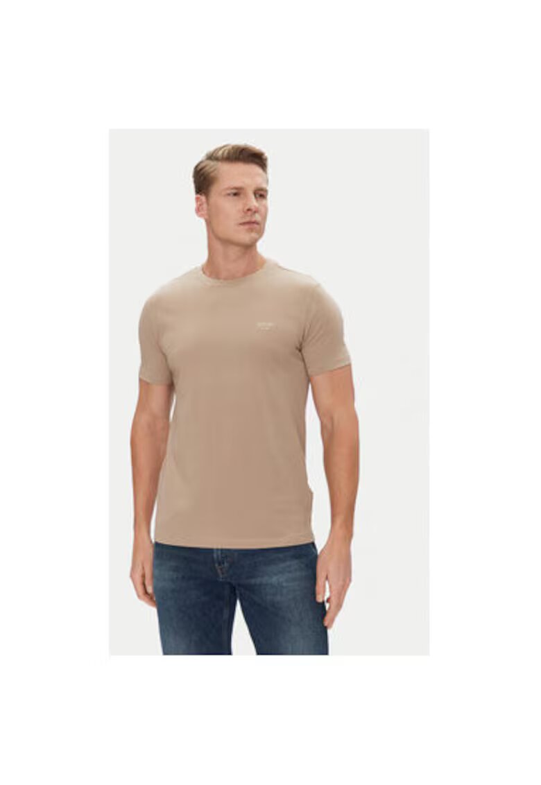 JOOP Jeans Tricou barbati - 10011152 30045926 - Bumbac - 37945 - Maro