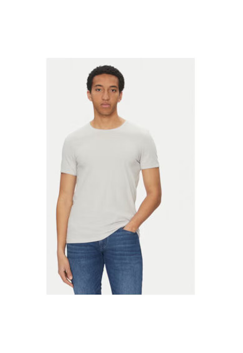 JOOP Jeans Tricou barbati - 10019367 30045665 - Bumbac - Gri - Gri