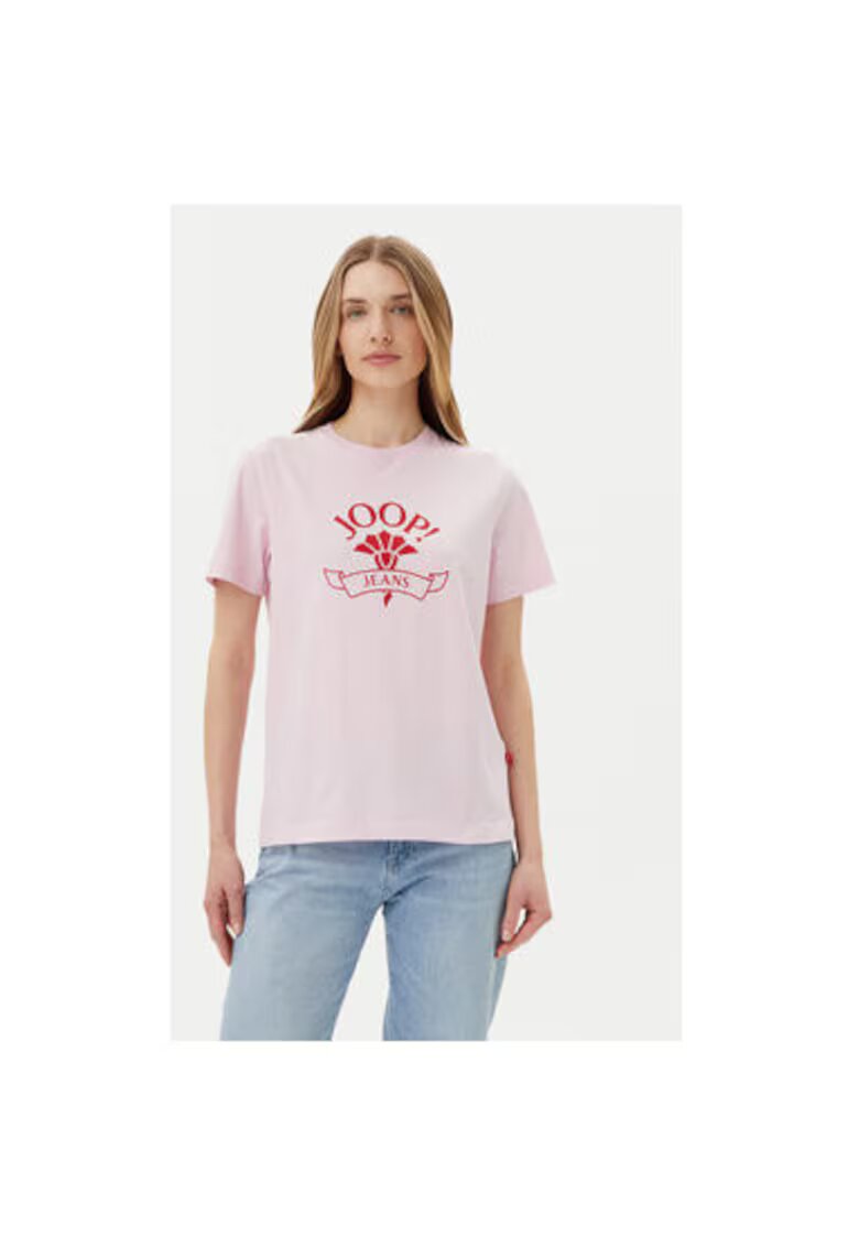 JOOP Jeans Tricou dama - 10019318 30046273 - Bumbac - Roz - Roz