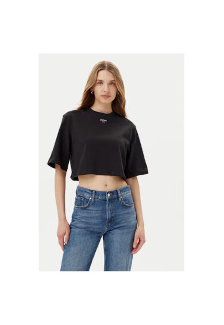 JOOP Jeans Tricou dama - 10019319 30046280 - Bumbac - Negru - Negru
