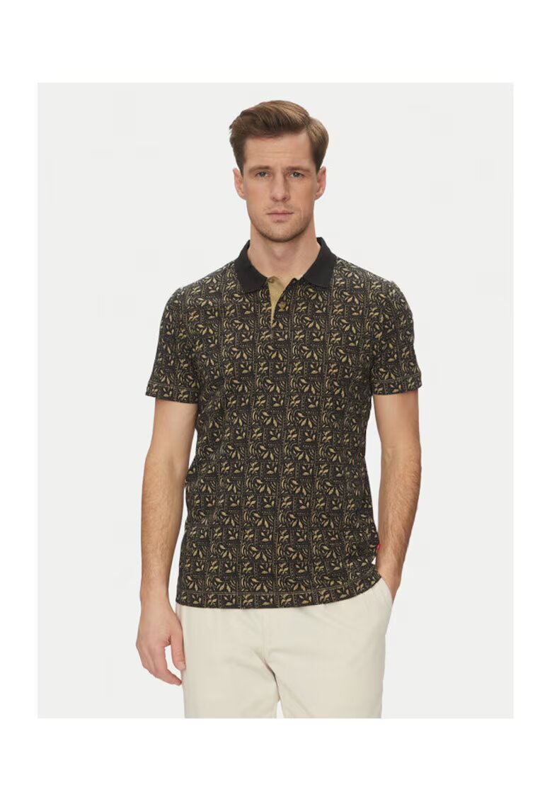 JOOP Jeans Tricou polo barbati - 10019364 30045688 - Bumbac - Maro - Maro