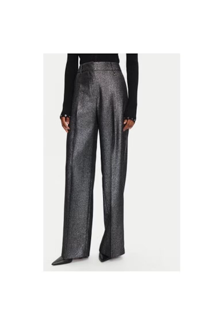 Joop Pantaloni dama - 304346736 - Lana/Poliester - Argintiu - Argintiu