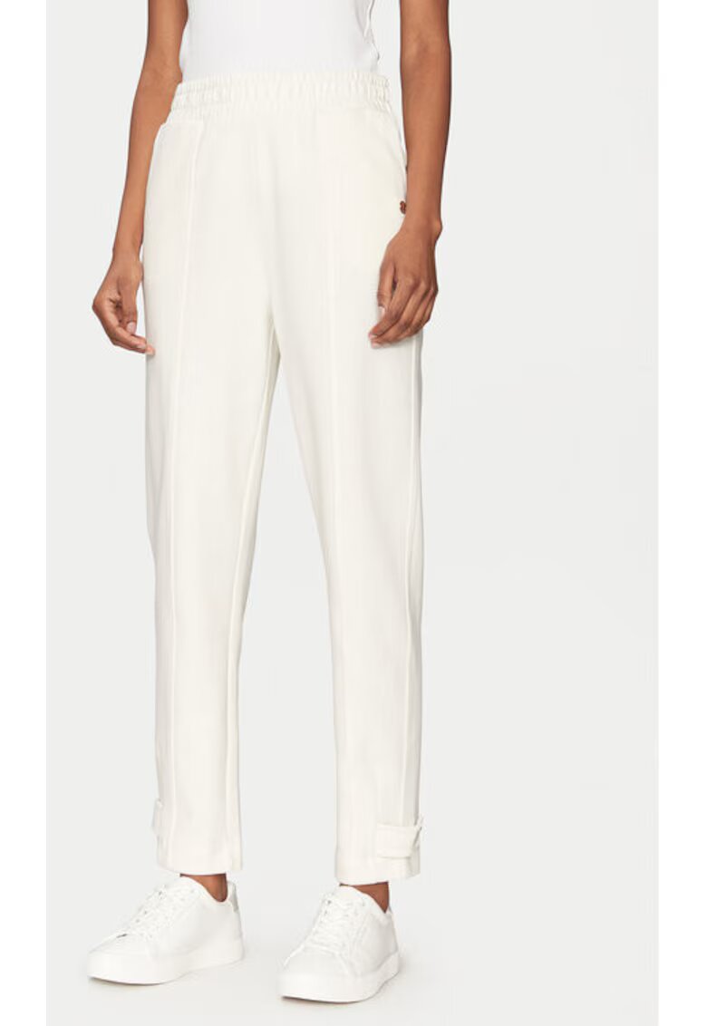 Joop Pantaloni dama - 305182876 - Bumbac/Poliester - Bej - Bej