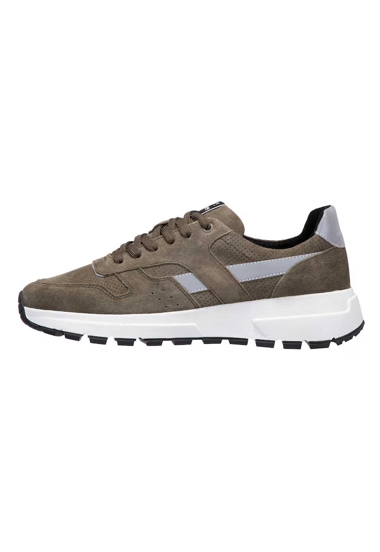 Joop Pantofi sport din piele intoarsa Velluto New Hannis - Gri/Kaki