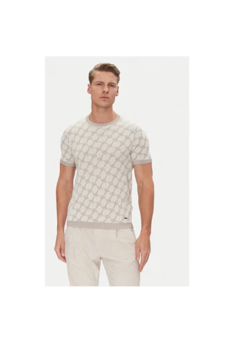 Joop Pulover barbati 10019314 30045832 - Bumbac/Viscoza - Bej - Bej