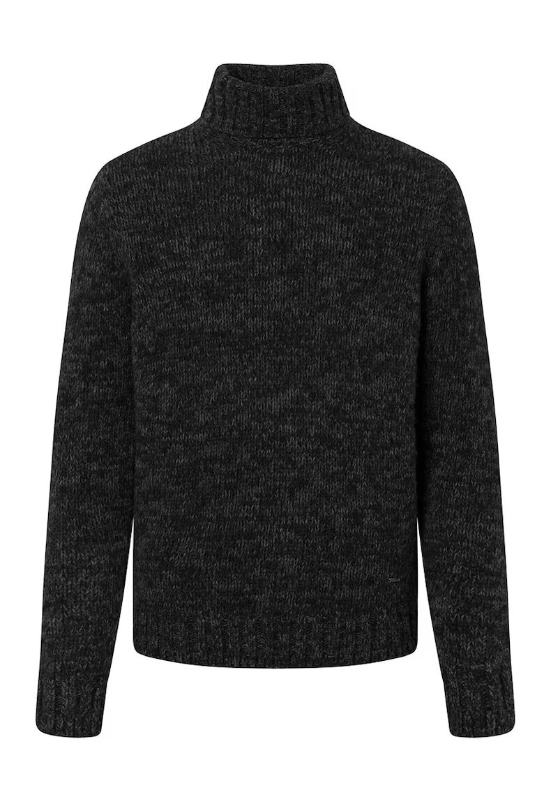 Joop Pulover din knitwear cu guler înalt JP1 - Negru