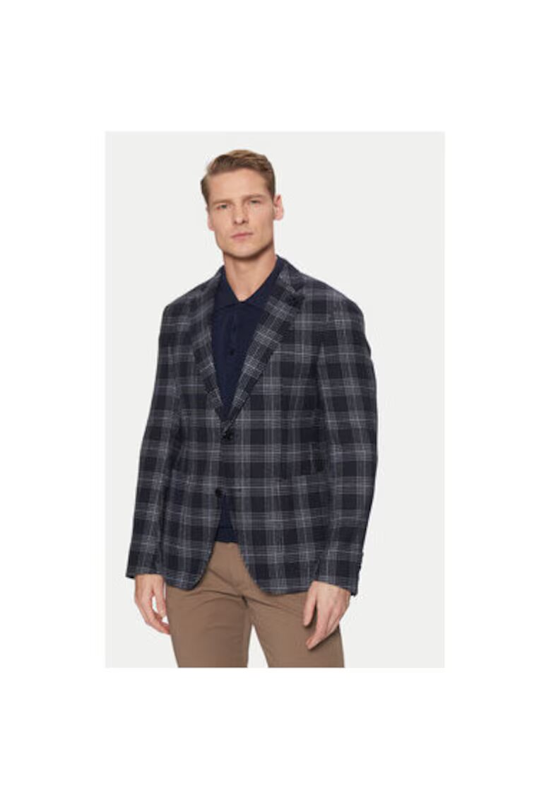 Joop! Sacou barbati - 304687273 - Bumbac/Poliester/Poliamida - Albastru - Albastru