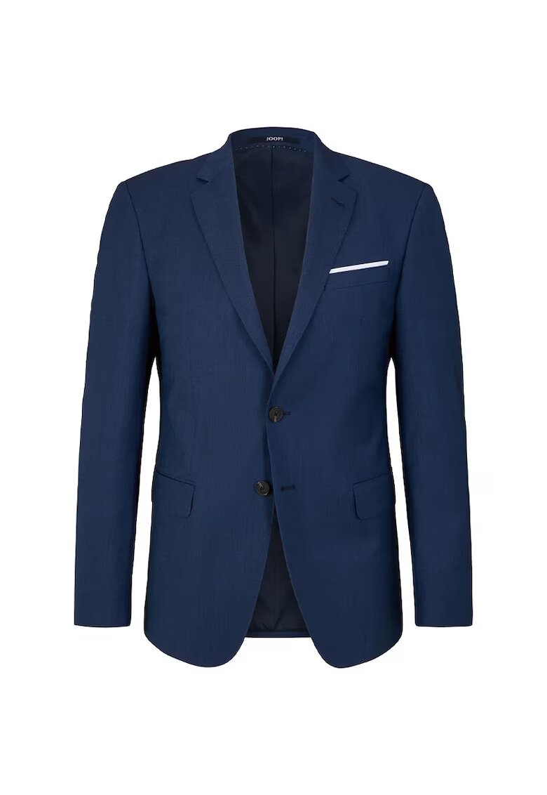 Joop Sacou regular fit cambrat cu inchidere la un singur rand de nasturi - Albastru -