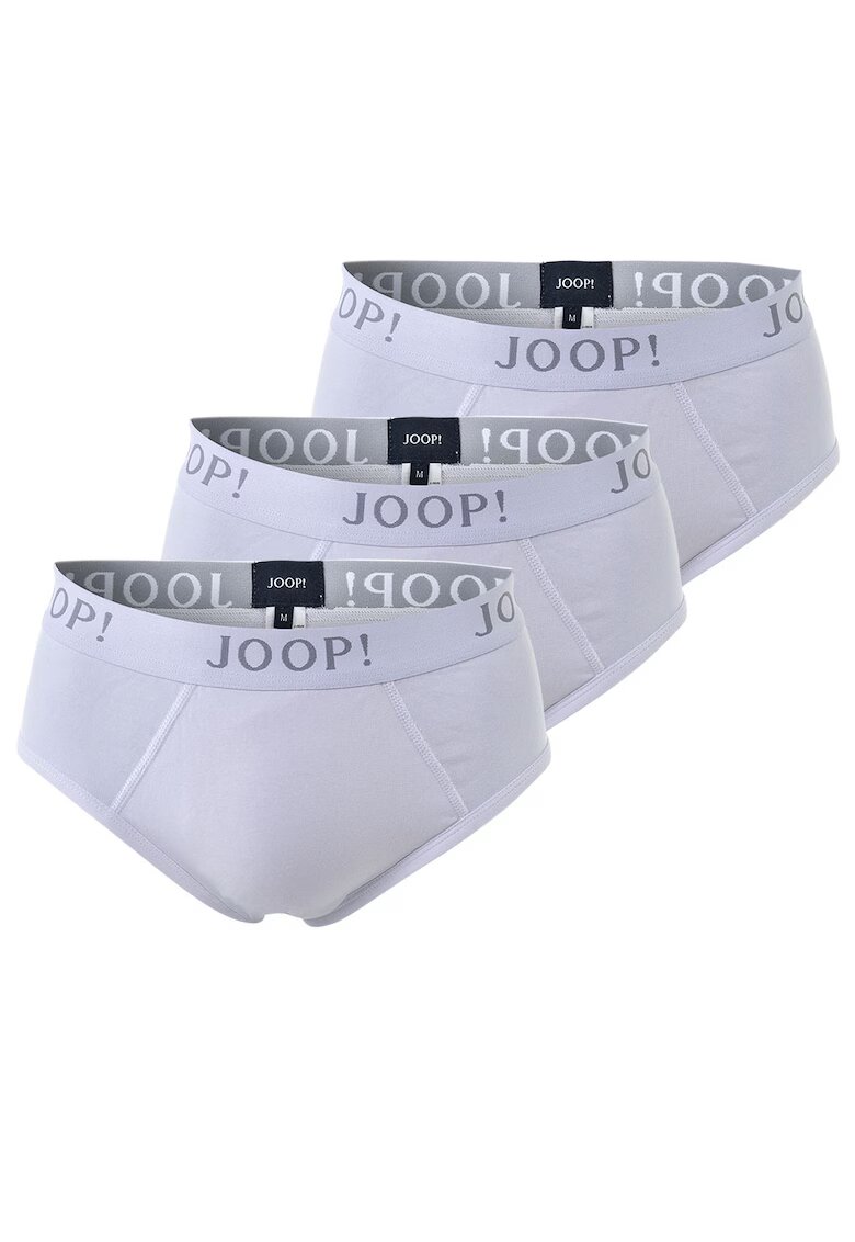 Joop Set de chiloti cu banda logo in talie - 3 perechi - Alb