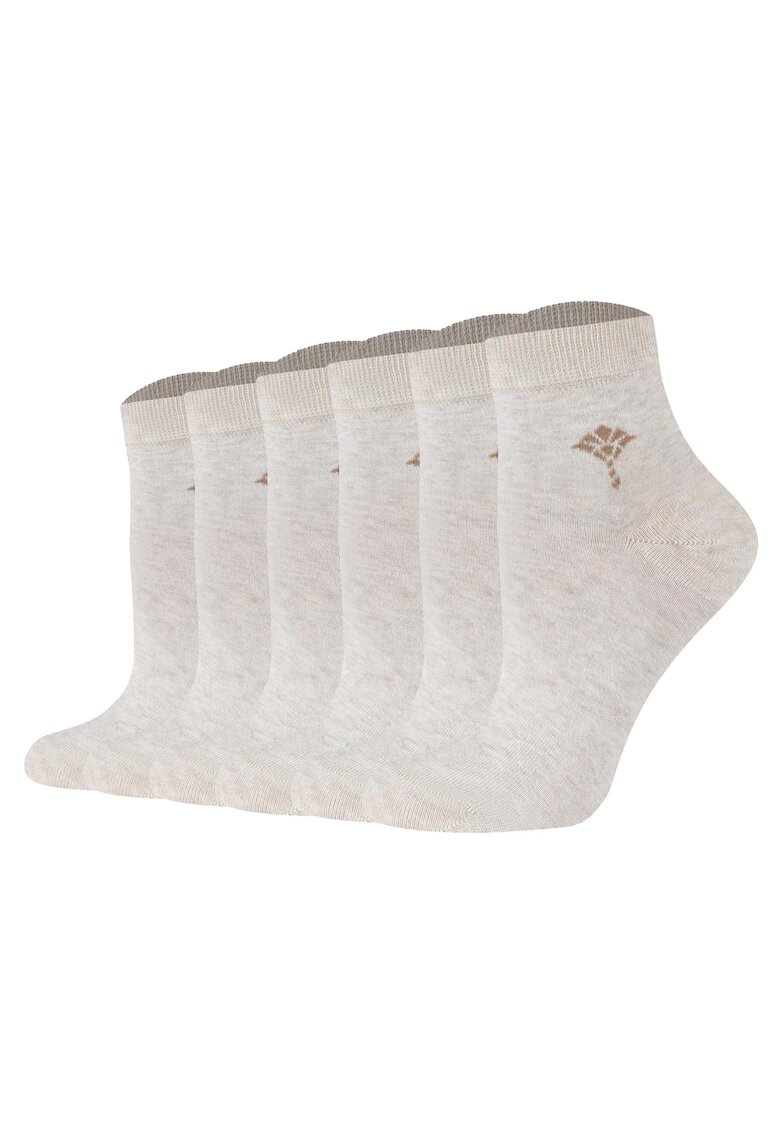 Joop Set de sosete scurte din amestec de bumbac organic- 6 perechi - Bej