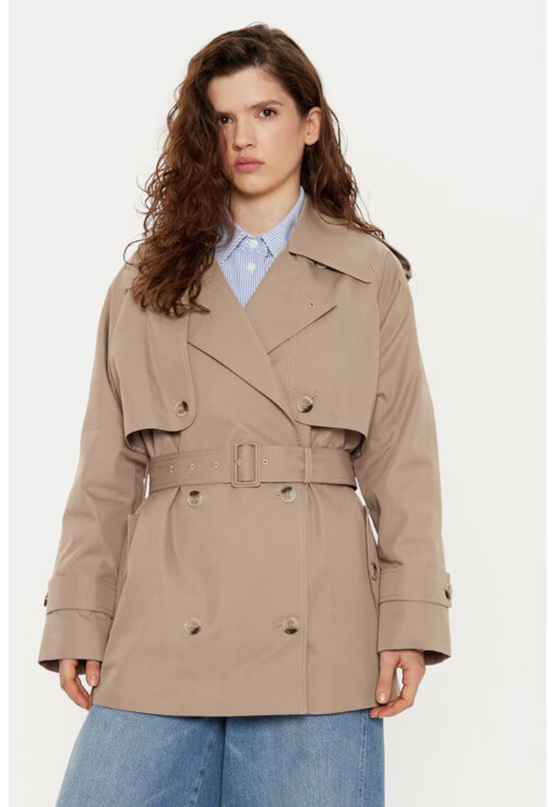 Joop! Trench dama - 305182982 - Bumbac/Poliester - Bej - Bej