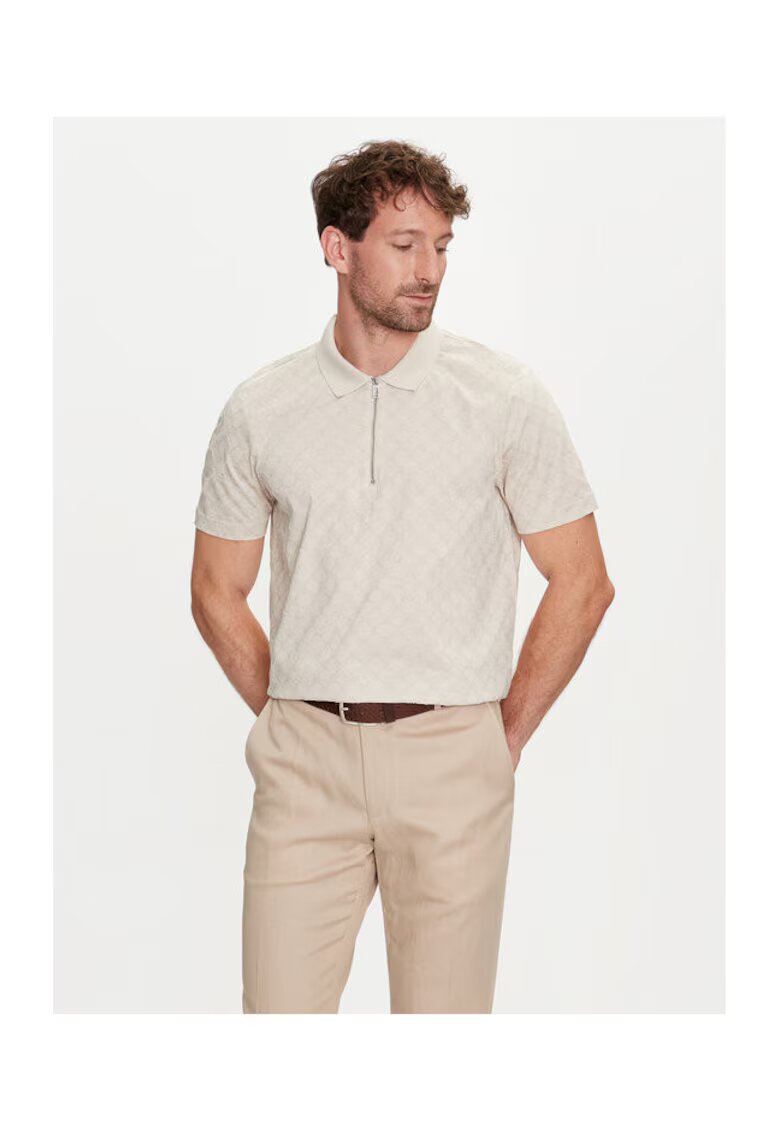 Joop! Tricou barbati - 304016301 - Bumbac - Bej - Bej