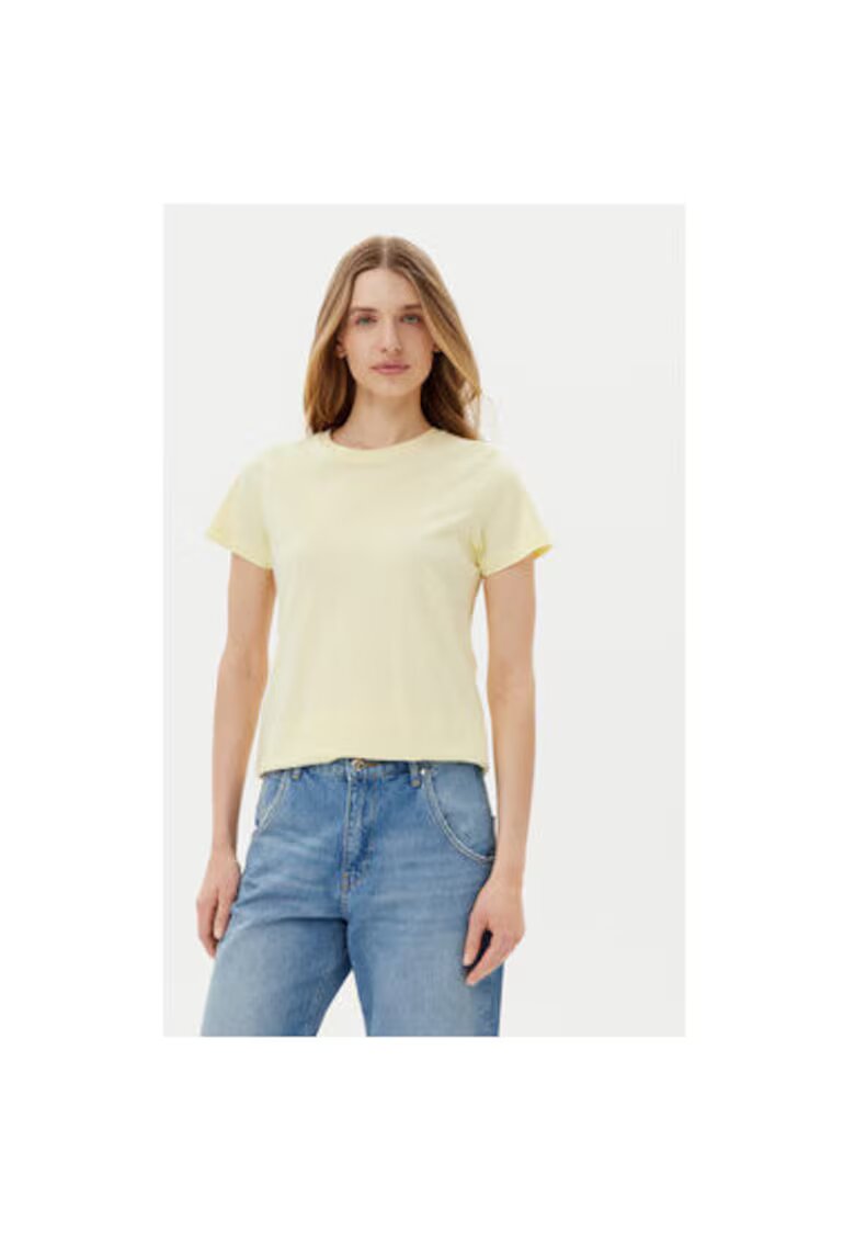 Joop Tricou dama 10017038 30040352 - Bumbac organic - 46797 - Galben