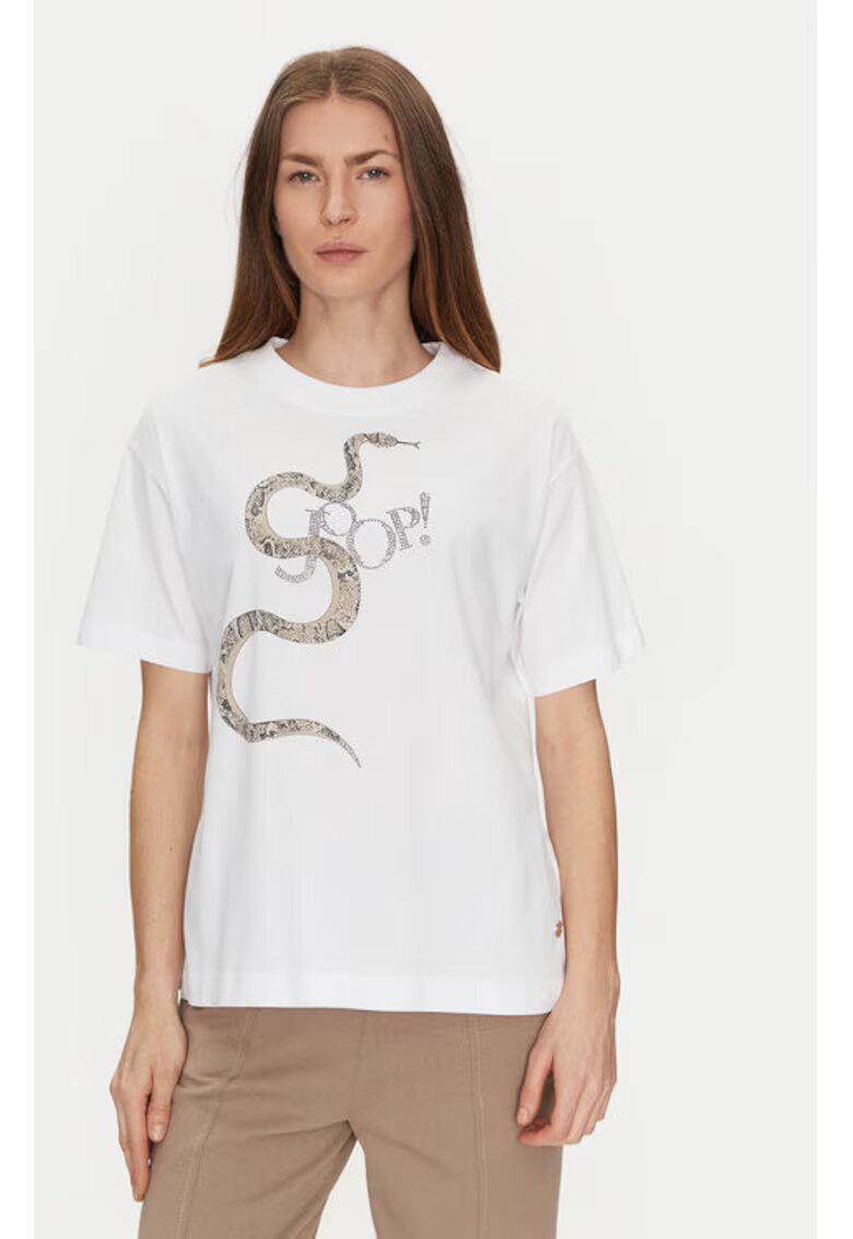 Joop Tricou dama - 305183101 - Bumbac - Alb - Alb