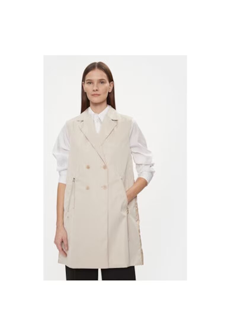 Joop! Vesta dama - 303682842 - Poliester reciclat - Bej - Bej