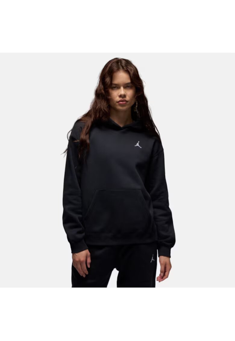 Jordan Hanorac dama Brooklyn Fleece - negru-alb - material moale - design modern