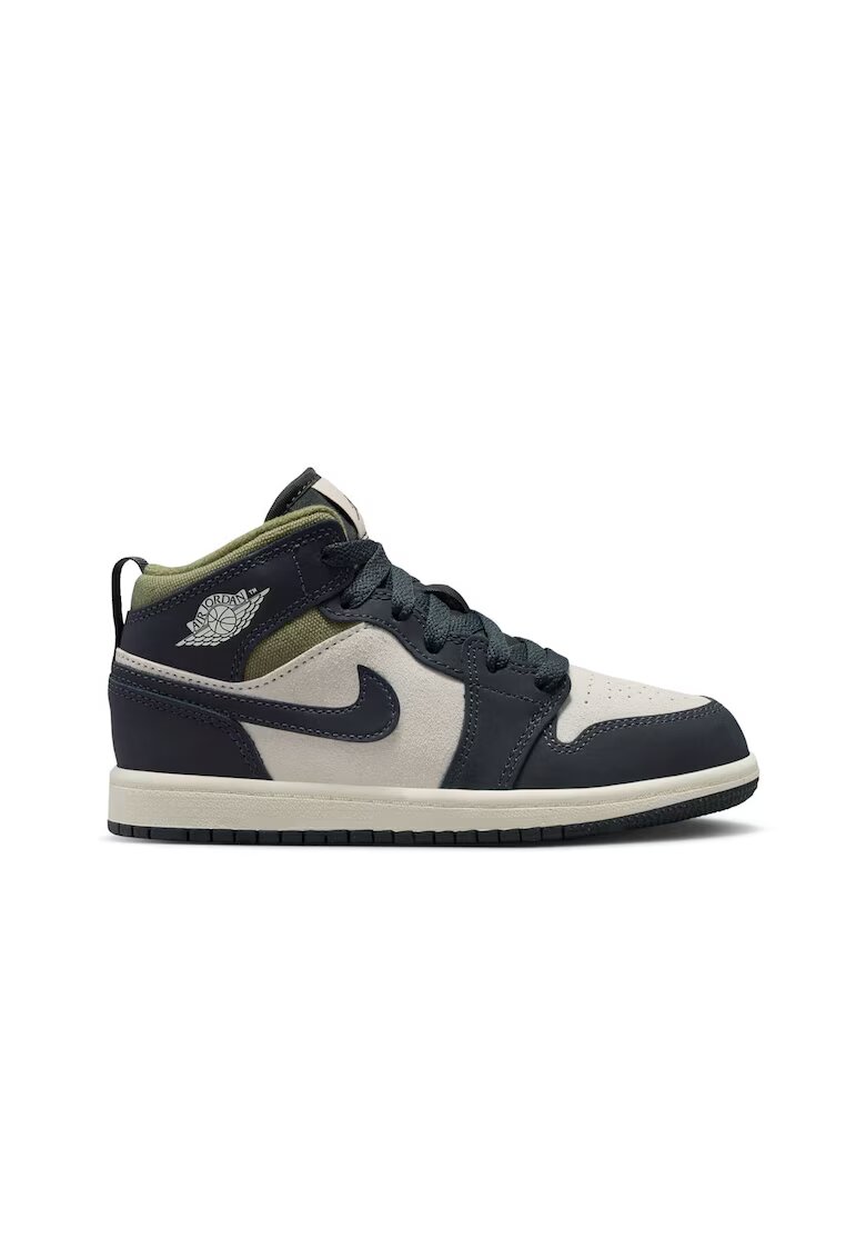 Jordan Pantofi sport 1 Mid SE PS 52718 - Negru/Bej