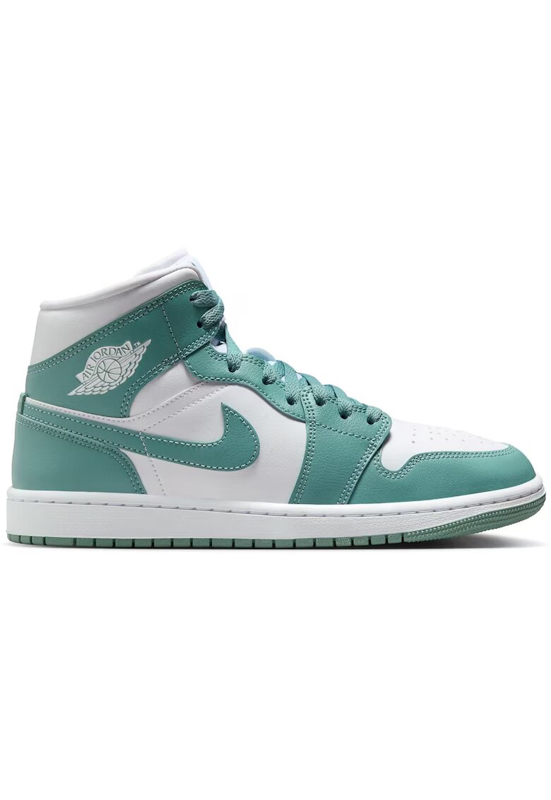 Jordan Pantofi sport Air 1 Mid 52371 - Alb/Turcoaz