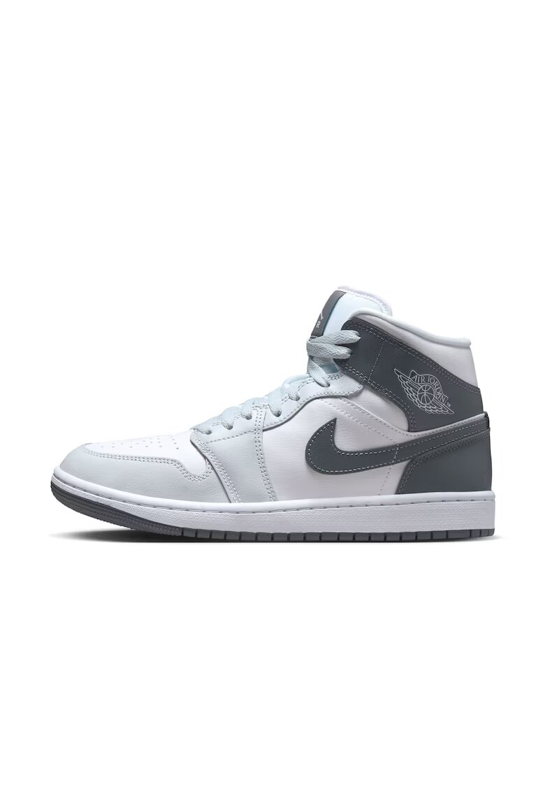 Jordan Pantofi sport Air 1 Mid - piele alb - Alb