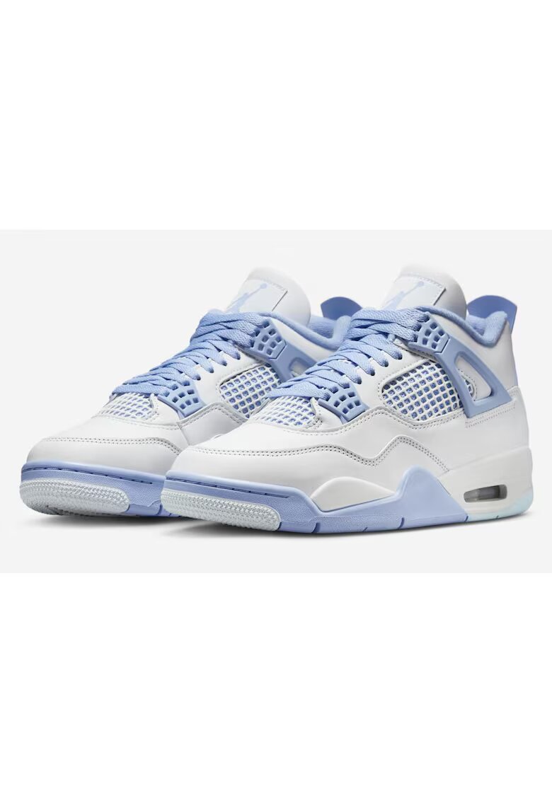 Jordan Pantofi sport unisex - 4 Retro Forget Me Not - alb - albastru deschis - Alb