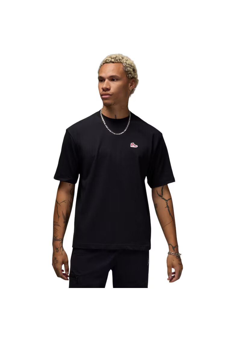 Jordan Tricou Sneaker Patch 49493 - Negru