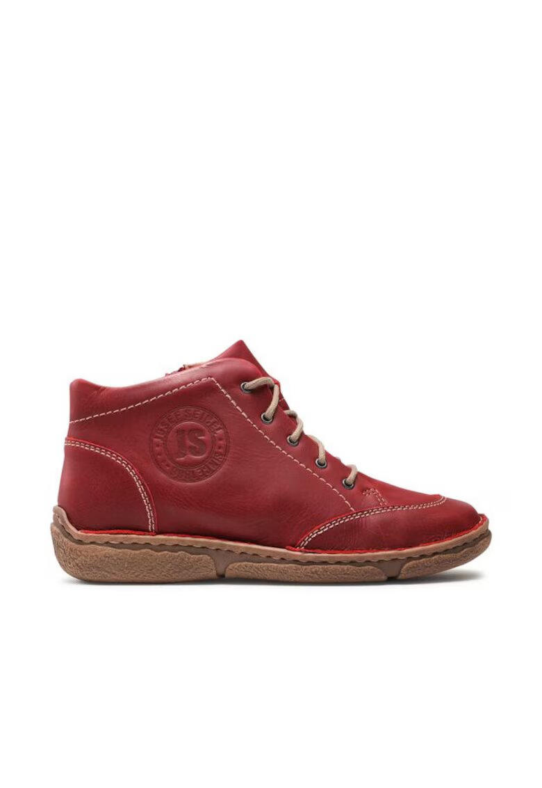 Josef Seibel Botine dama - piele naturala - rosu