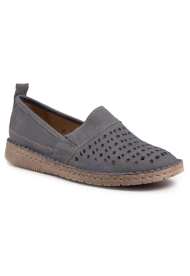 Josef Seibel Espadrile dama 71827 - Piele naturala - 39 EU - Gri