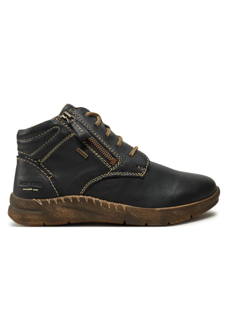 Josef Seibel Ghete dama 304272226 - Piele naturala - Negru - Negru