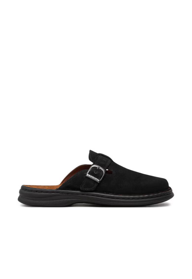 Josef Seibel Papuci barbati 304276156 - Piele naturala - Negru - Negru