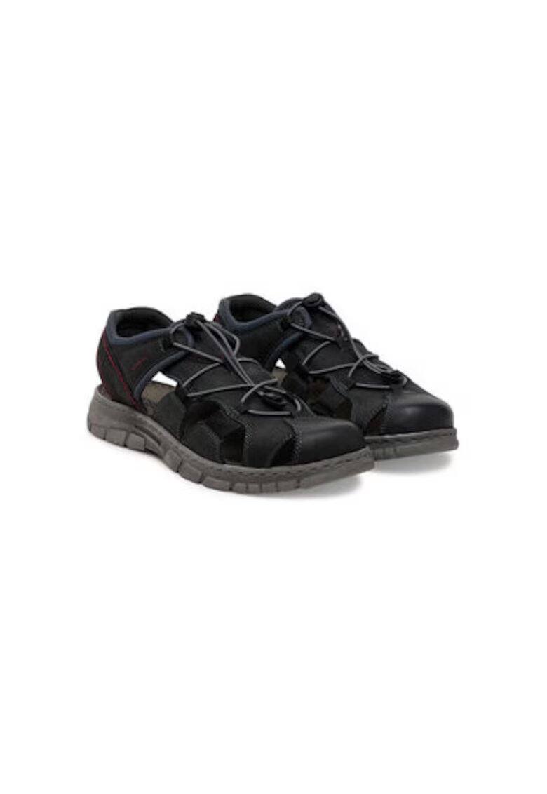 Josef Seibel Sandale barbati 16805 - Piele naturala - Negru