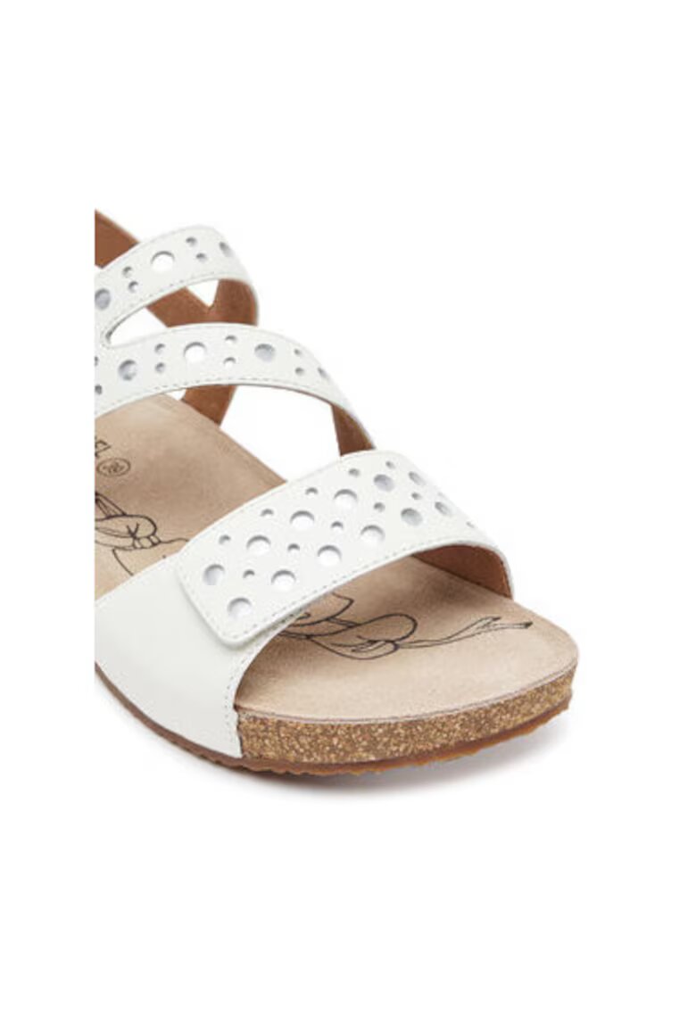 Josef Seibel Sandale dama - 78591 - Piele naturala - Alb